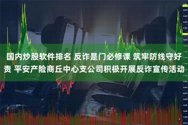 国内炒股软件排名 反诈是门必修课 筑牢防线守好责 平安产险商丘中心支公司积极开展反诈宣传活动